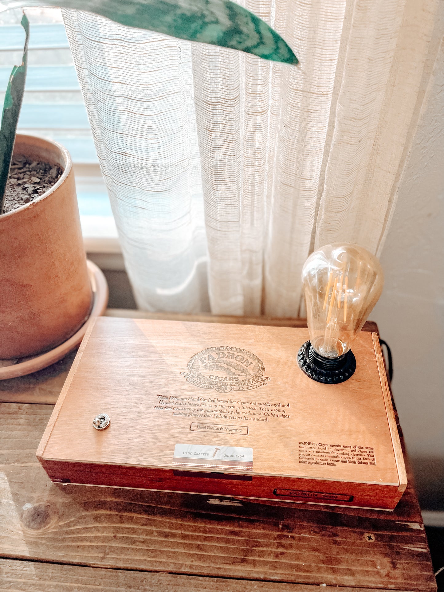 Cigar Box Lamp - Padron 1964 Series 5000